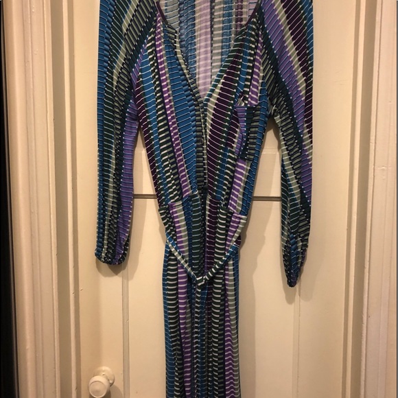 Presley Skye dress blue/purple/green/black. - Picture 4 of 4